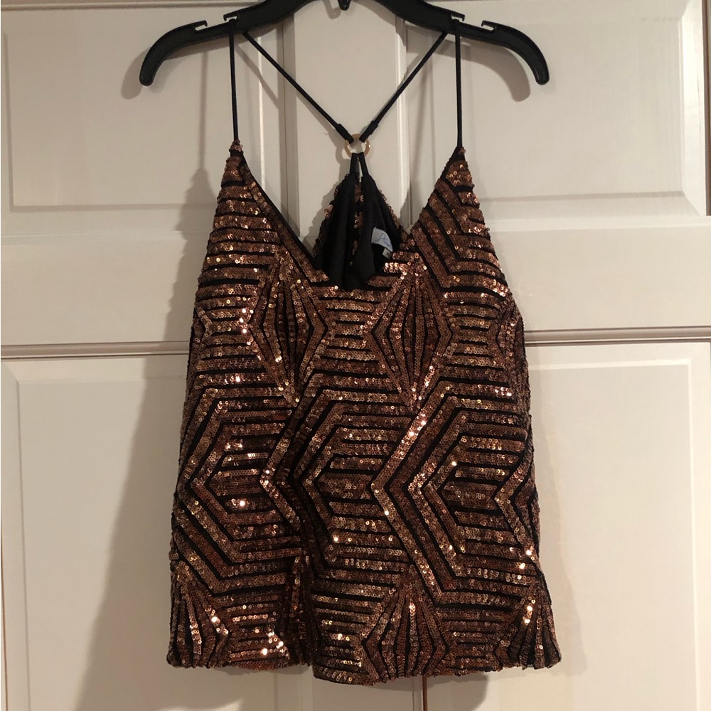 Abbeline Sequins Top